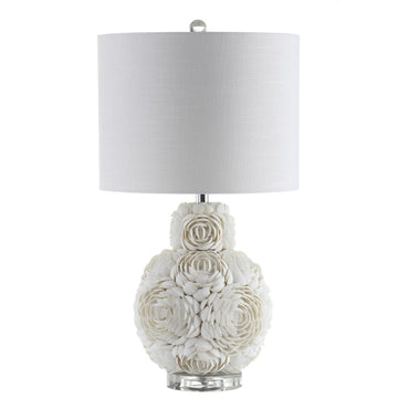 Seashell Rosette 24" LED Table Lamp - JONATHAN Y